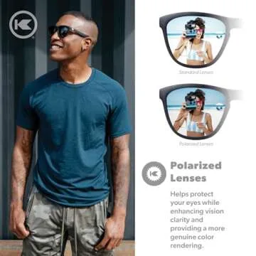 Knockaround Premium Sport Polarized Sunglasses for Fitness