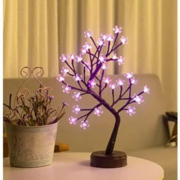 Pooqla RGB Cherry Blossom Tree with Remote - 16 Colors