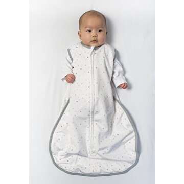 Amazing Baby Microfleece Sleeping Sack, Wearable Blanket with 2-way Zipper, Use after Swaddle Transi...