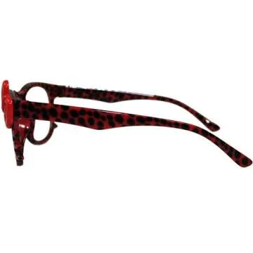 Hello Kitty Leopard Nerd Frame Glasses - Fun and Stylish!