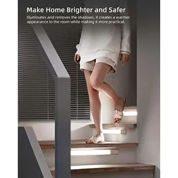 EZVALO Rechargeable Under Cabinet Lighting with Motion Sensor