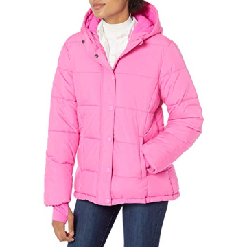 Amazon Essentials Women's Heavyweight Quilted Long-Sleeve Hooded Puffer Coat (Available in Plus Size...