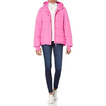 Women's Warm Hooded Puffer Coat for Winter Comfort