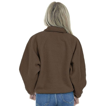 Chic Aoang Women's Teddy Coat in Coffee - Warm & Stylish