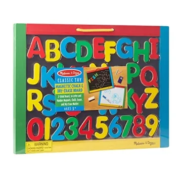 Melissa & Doug Chalkboard & Dry-Erase Board for Kids