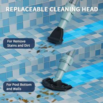 Lydsto S1 Lite Cordless Vacuum for Spa & Hot Tub Cleaning