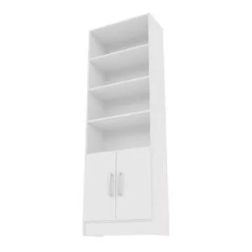 Versatile Manhattan Comfort Catarina Bookshelf Cabinet