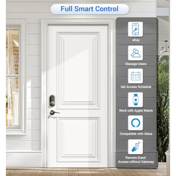 Veise Smart Lock with Fingerprint & App Control Access