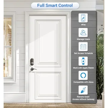 Veise Smart Lock with Fingerprint & App Control Access