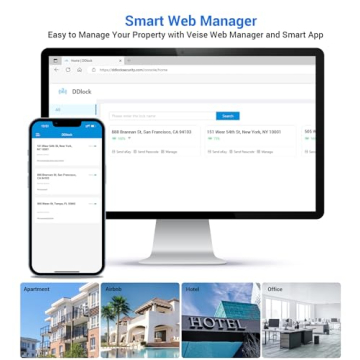 Veise Smart Lock with Fingerprint & App Control Access