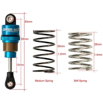 Adjustable Aluminum Oil Shocks for Tamiya RC Cars