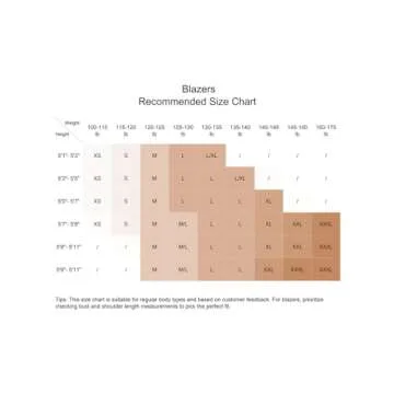 Hdieso Womens Solid Color Casual Long Sleeve Lapel Button Blazer Jacket Khaki