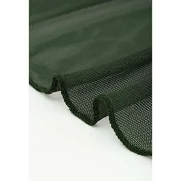 Women's Sexy Thin Mesh Long Sleeve Tie Front Swimsuit Swim Beach Maxi Cover Up Dress