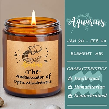 Funny Aquarius Candle Gifts for All Birthdays