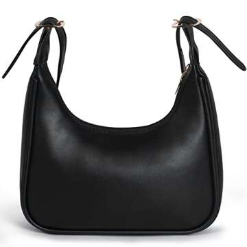 NIUEIMEE ZHOU Crossbody Bags for Women Vegan Leather Classic Clutch Tote Shoulder HandBag with Adjustable Strap