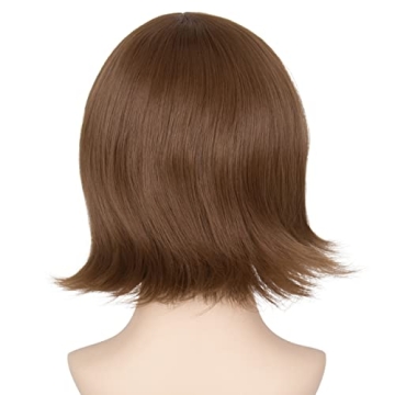 Miss U Hair Short Brown Wig for Cosplay and Halloween