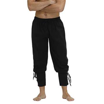 Men's Renaissance Pants for Cosplay, Medieval or Halloween