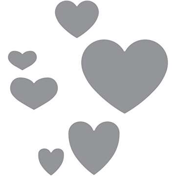 EK Tools Confetti Hearts Punch for Creative Crafts 54-30281