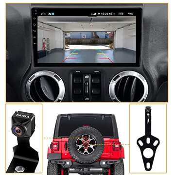 NATIKA Backup Camera for 2007-2018 Jeep Wrangler JK: No Distorted Affect Starlight Night Vision CVBS...