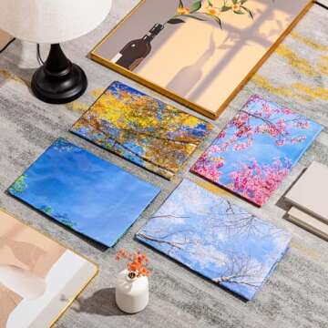 Hortsun 12 Pcs Magnetic Fluorescent Light Covers - Forest Designs