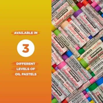 SAKURA Cray-Pas Junior Artist Oil Pastel Set - Soft Oil Pastels for Kids & Artists - 12 Colors - 6 Sets of 12