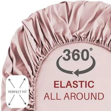 Mohap Bed Sheet Set 6 Pieces Double Brushed Microfiber 1800 - Breathable All Season Luxury Soft Bedding - Queen Pink