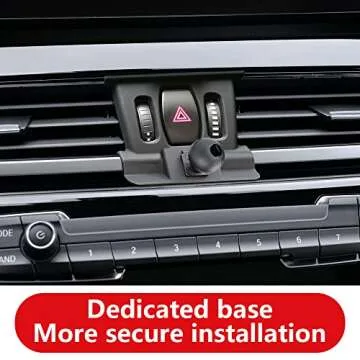 LUNQIN Car Phone Holder for 2016-2022 BMW X1 SUV sDrive28i xDrive28i and 2018-2022 X2 F48 F39 Auto Accessories Navigation Bracket Interior Decoration Mobile Cell Phone Mount