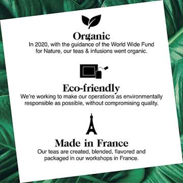 Kusmi Tea - BB Detox - Natural Green Tea with Yerba Mate, Rooibos, Guarana, Dandelion Infusion with a Hint of Grapefruit - All Natural Premium Loose Leaf Green Tea Enveloped in 20 Muslin Tea Bags