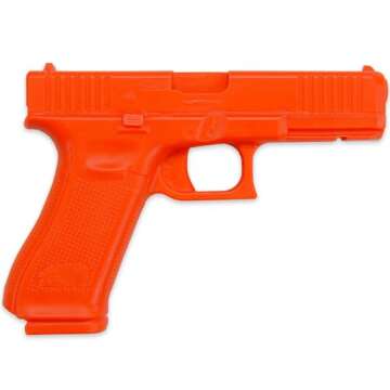 American Safety Trainer – Non-Functional Solid Glock 17 Gen 5 Simulator - Blaze Orange, U.S.A.