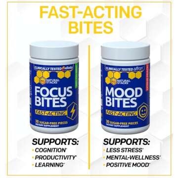 NATURAL STACKS Focus Bites - Clean Energy & Memory Enhancement