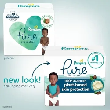 Pampers Pure Protection Size 1 Diapers - Leak Proof Comfort