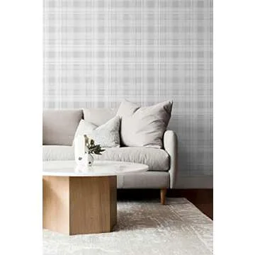 Rad Plaid Peel and Stick Wallpaper - Effortless Home Makeover