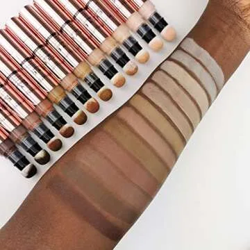 Makeup Revolution Eye Bright Concealer, Buildable Coverage, Dewy Finish, Caramel, 3ml