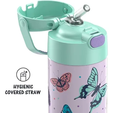 THERMOS FUNTAINER Water Bottle - 12 oz, Butterfly Frenzy