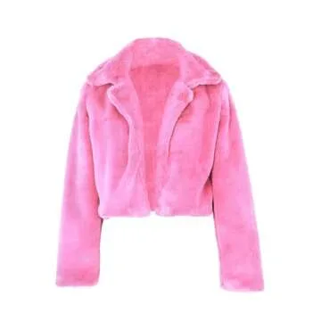 Stylish JURIS Faux Fur Cardigan for Women - Cozy Chic