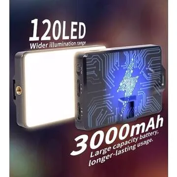 HONOMO 120LED Portable Selfie Light for Stellar Holiday Photos