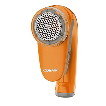 Conair Battery Operated Fabric Shaver & Lint Remover - Orange, Portable & Efficient