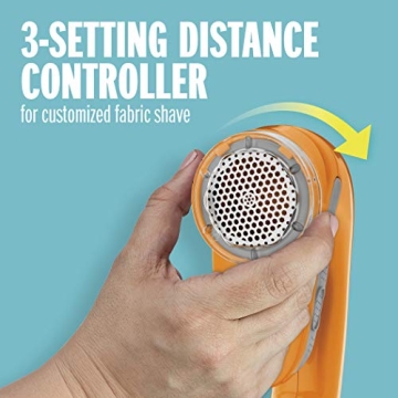 Conair Portable Fabric Shaver Efficient Lint Remover Orange