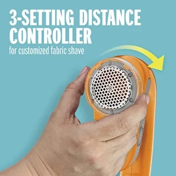 Conair Portable Fabric Shaver Efficient Lint Remover Orange