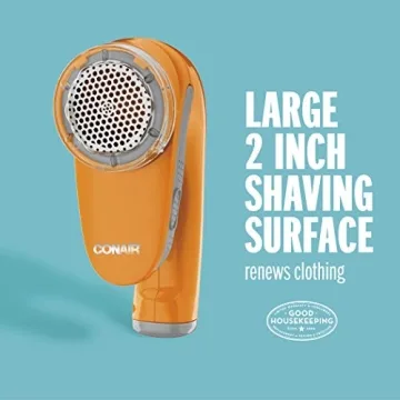Conair Portable Fabric Shaver Efficient Lint Remover Orange