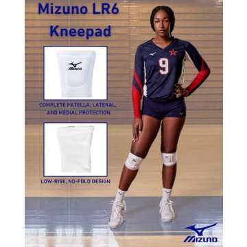 Mizuno LR6 Volleyball Kneepad for Ultimate Protection