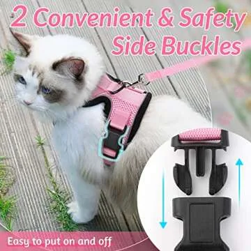 rabbitgoo Cat Harness and Leash for Active Kittens