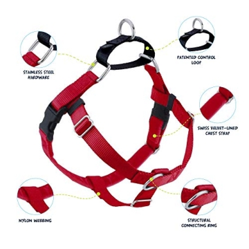 2 Hounds Design Freedom No Pull Dog Harness - Easy Walking & Comfortable Control for All Dogs, Made ...