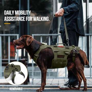 OneTigris Dog Lift Harness for Large Dogs - Mobility Support