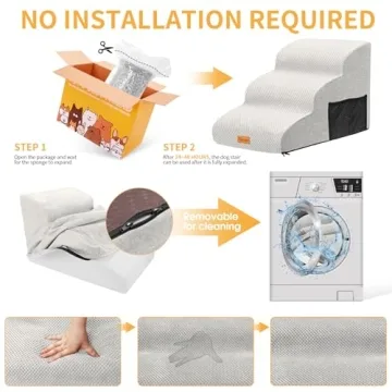 Topmart Foam Dog Ramps for Easy Pet Access