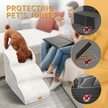 Topmart Foam Dog Ramps for Easy Pet Access