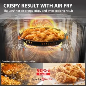 TOSHIBA 8-in-1 Air Fryer Microwave Combo