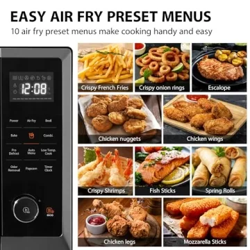 TOSHIBA 8-in-1 Air Fryer Microwave Combo