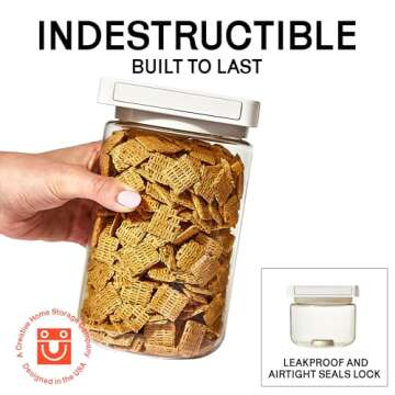 Cliik Magnetic Stackable Kitchen Containers - 3-Pack
