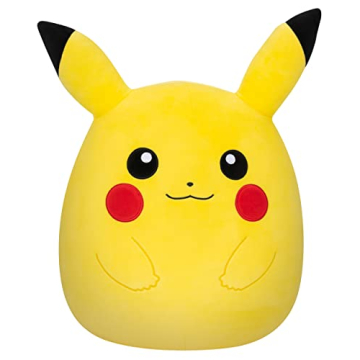 Squishmallows Pokémon Plush - Pikachu 14-Inch Super Soft Stuffed Toy